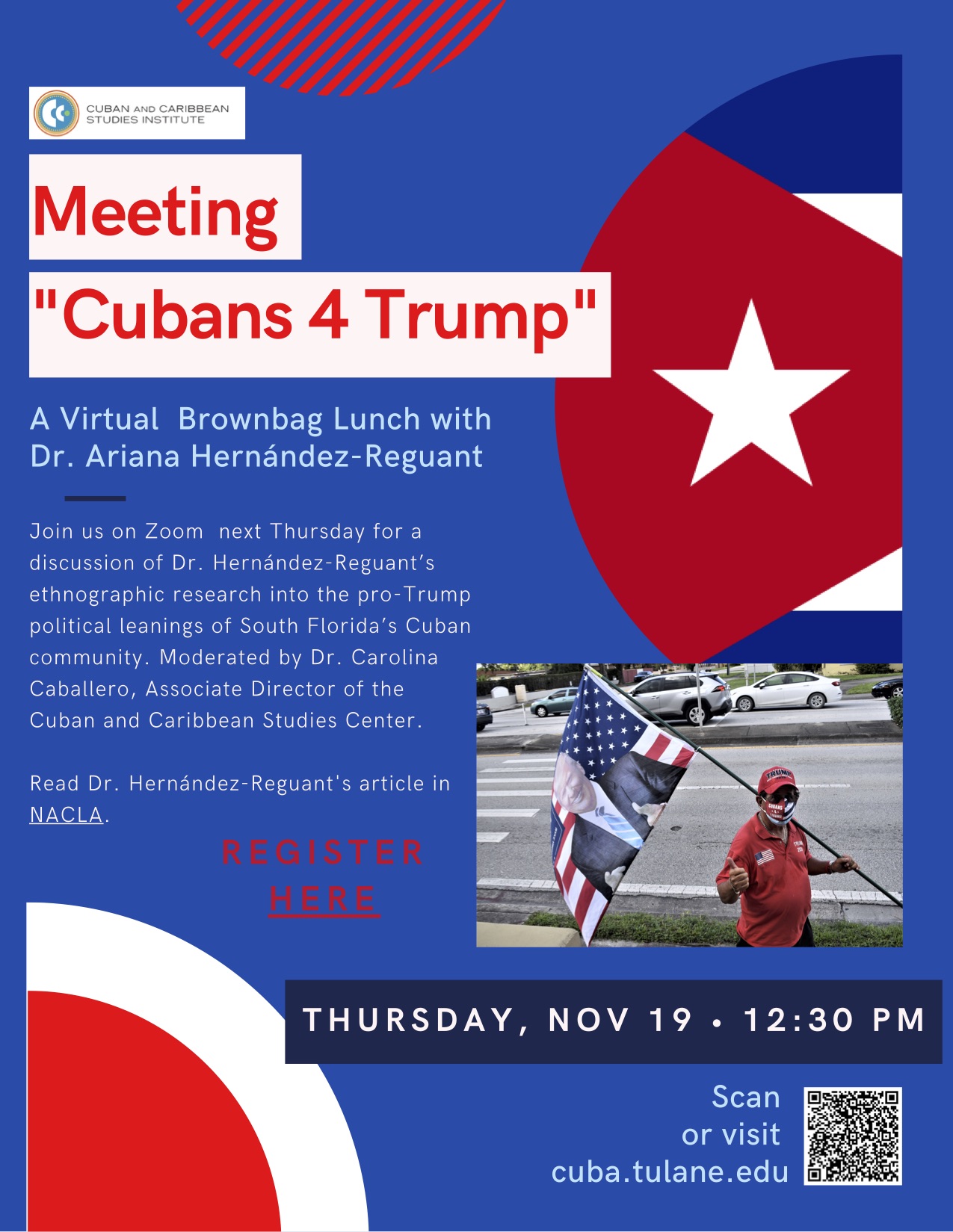 "Meeting Cubans 4 Trump" Tulane University Events